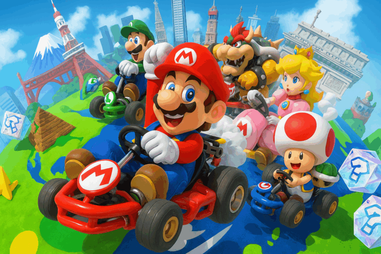 Mario Kart World sin personajes invitados: el productor lo explica