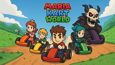 Maria Kart World, la copia de Mario Kart World