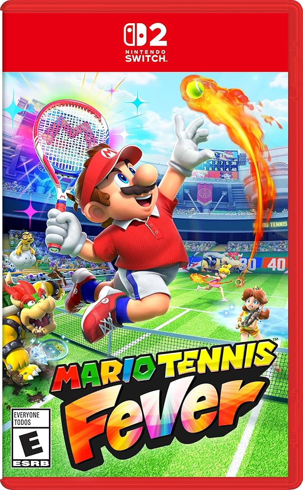 Mario tennis fever en la cancha del juego 